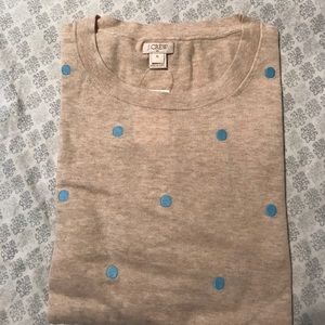 Jcrew polka dot sweater