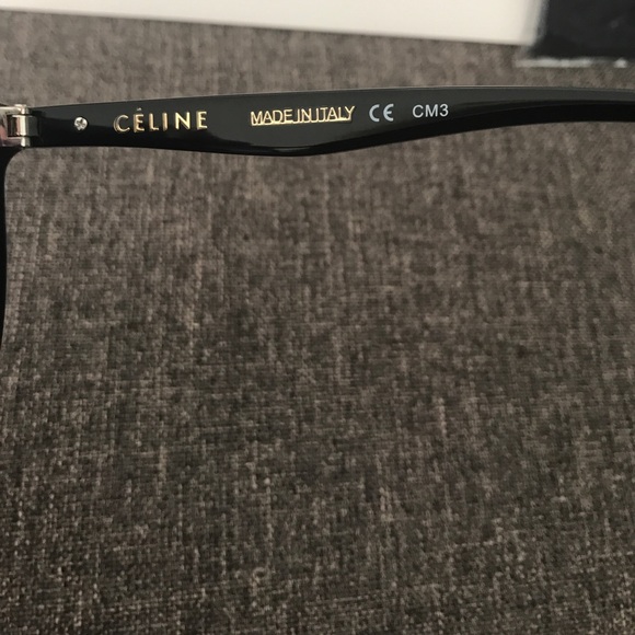 New Celine Thin Shadow Sunglasses Black CL41435S - Picture 7 of 8