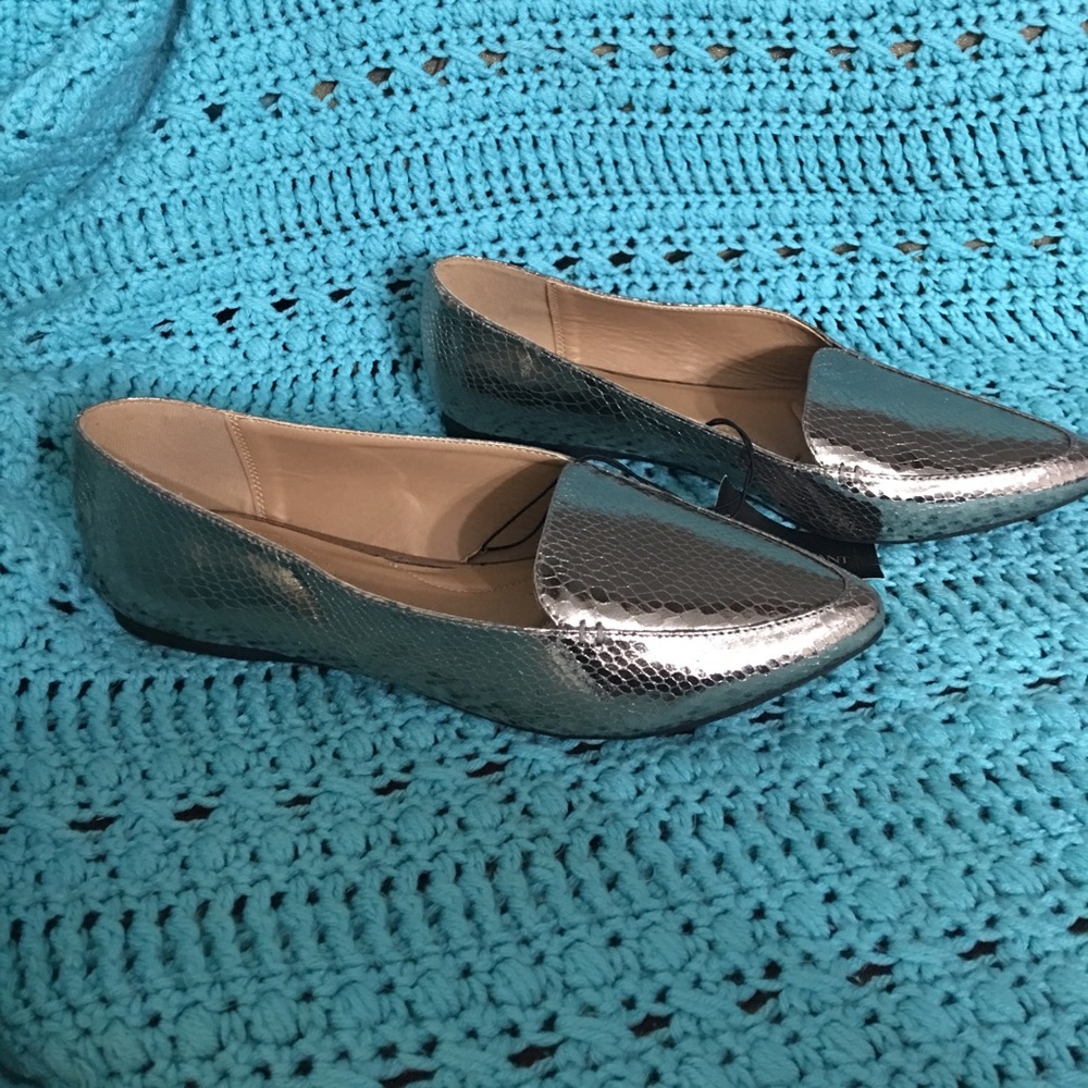 Lane Bryant Gold Flat Shoes