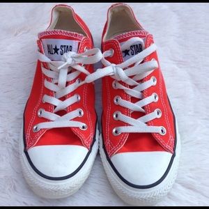 Orange Converse