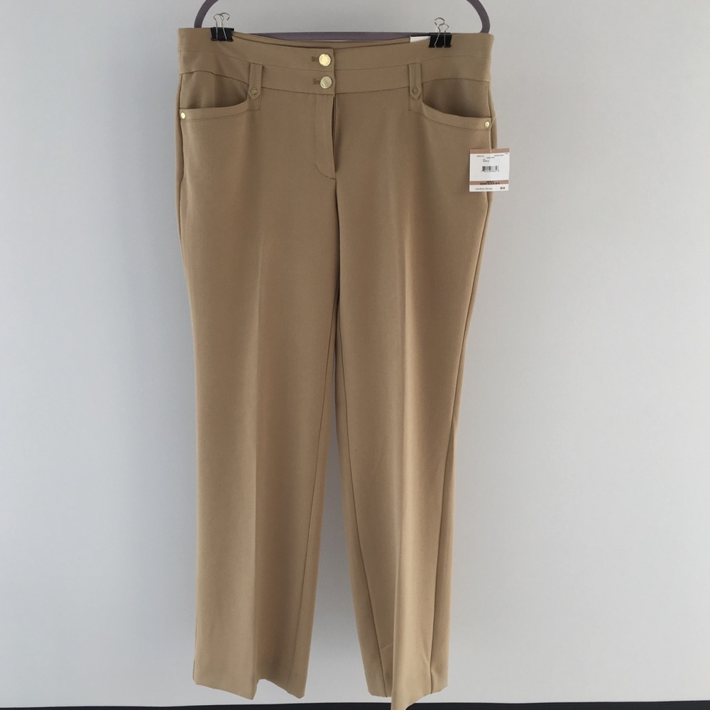 💥SUPER SAT. SPECIAL‼️NWT Anne Klein Tan Trousers