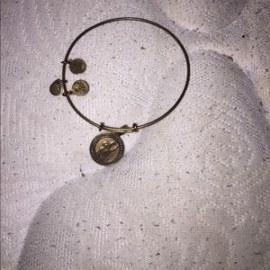 Gold St. Christopher Alex & Ani bracelet