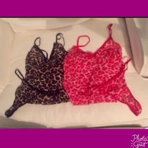 Two Victoria Secrets chemise