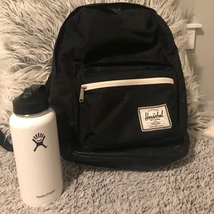 Herschel black backpack !!