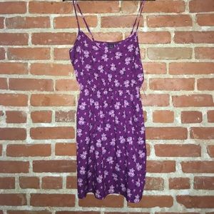 Purple Floral dress