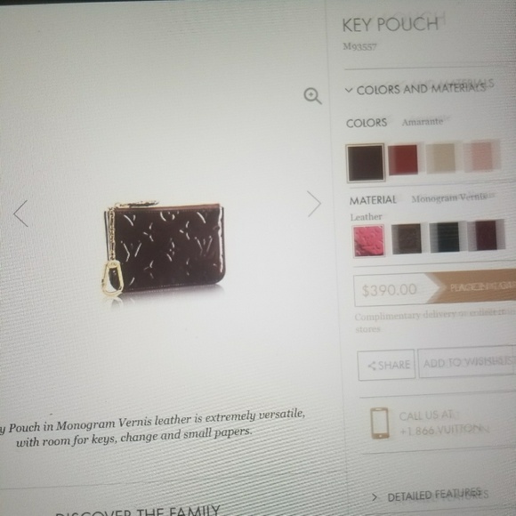 Louis Vuitton cardcase keychain - Picture 5 of 5