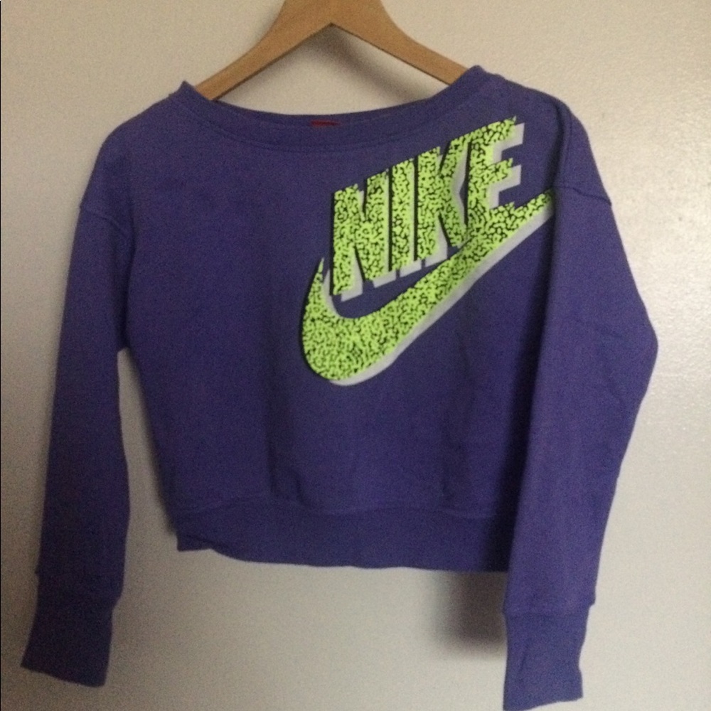 Nike crop top sweater