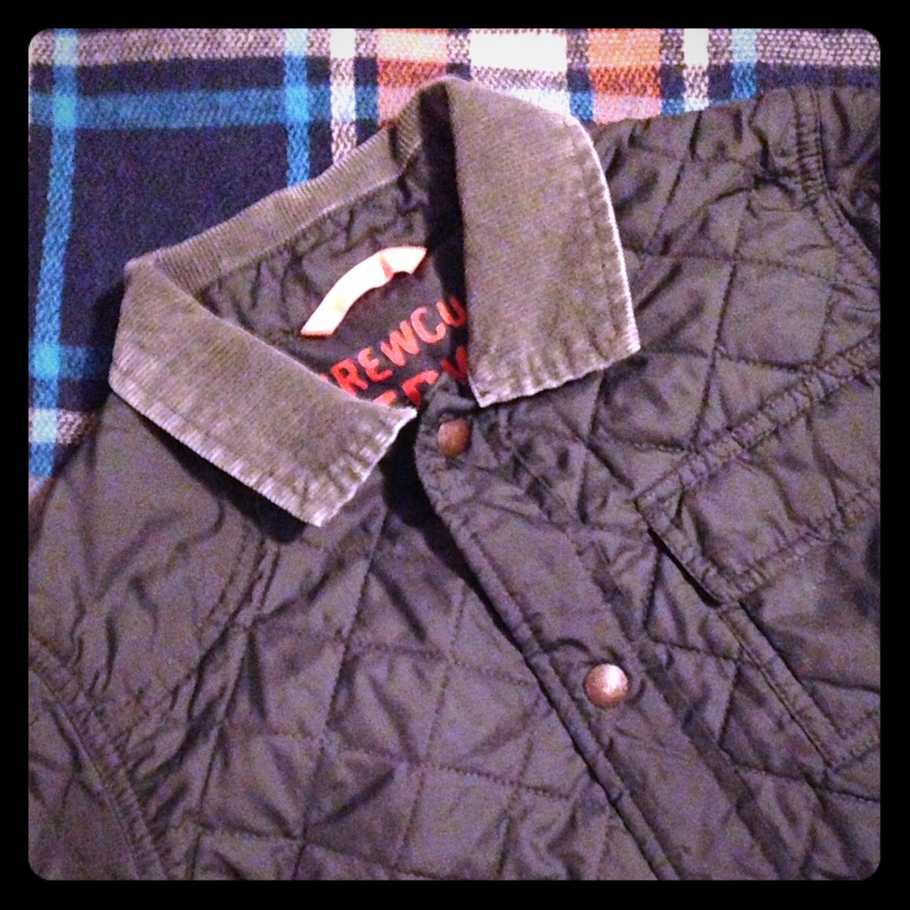 ❌SOLD❌👦🏻Crewcuts Quilted Jacket Size 8 EUC👦🏻