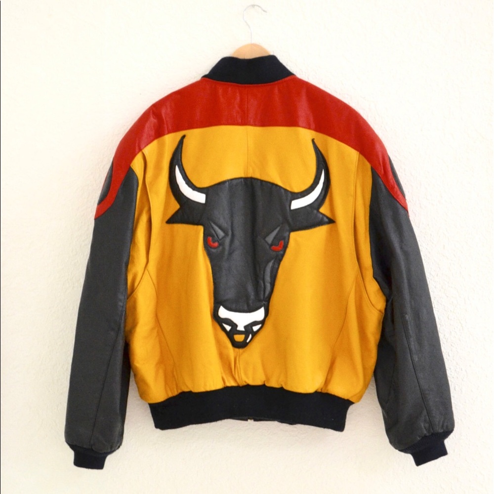 Vintage Michael Hoban North beach bull jacket