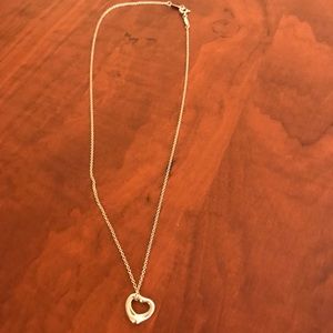 Tiffany Elsa Peretti Open Heart Pendant