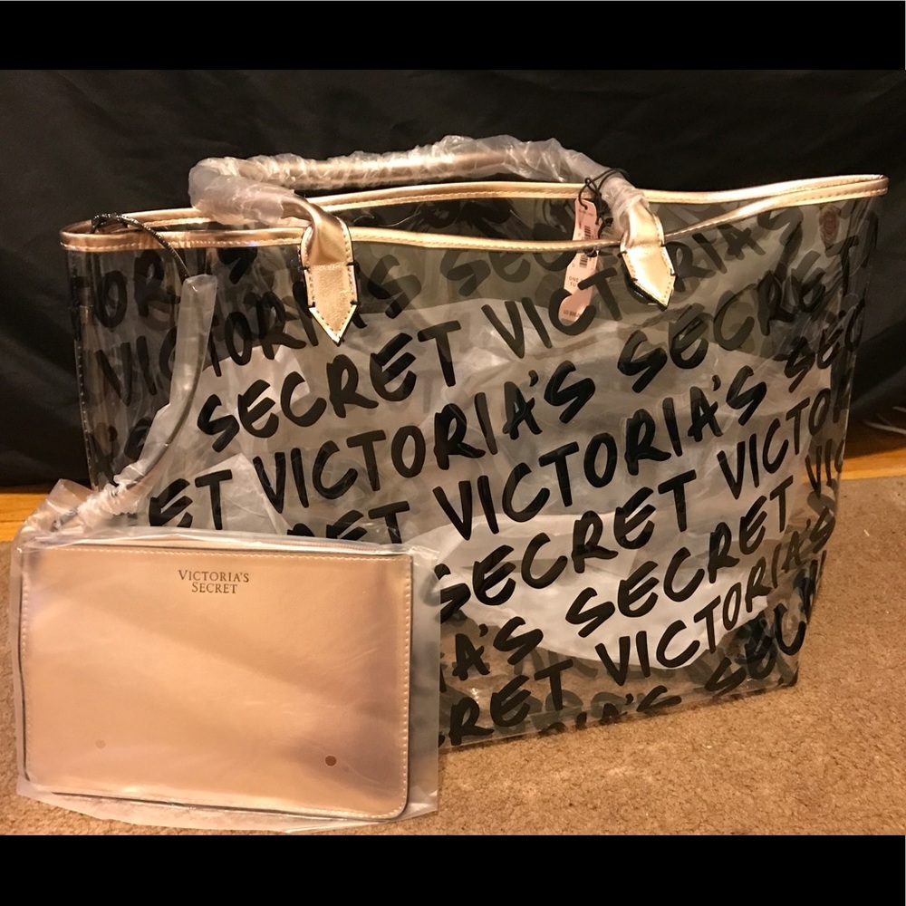 Victoria secret clear tote