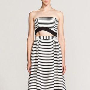 Nicholas Breton Stripe Wave Hem Bra