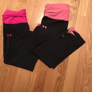 Set of Under Armour Capri Leggings