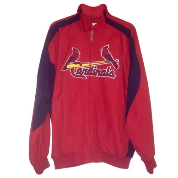 Majestic Other - Cardinals MLB Players Jacket, Men's Sz XL