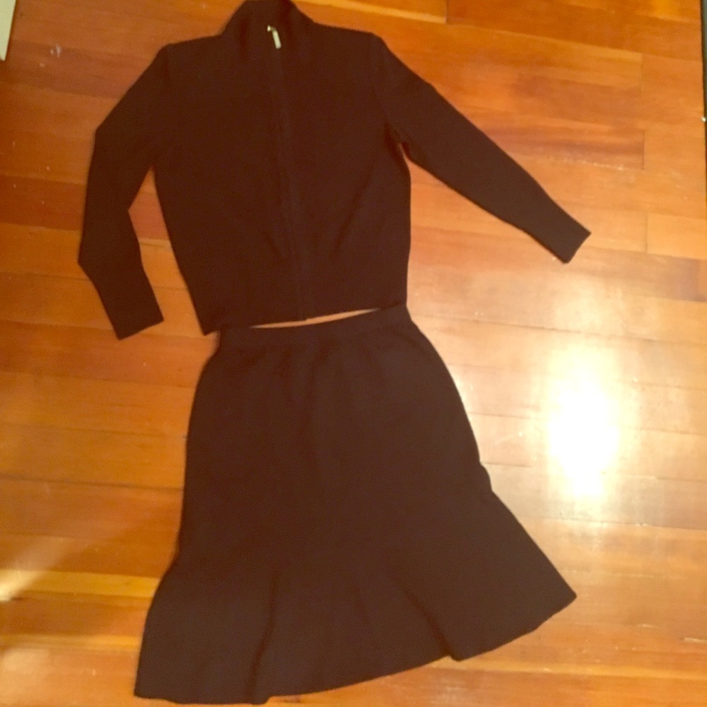 St. John skirt & sweater set