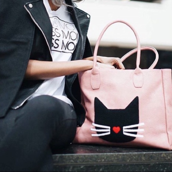 ⬇️ Sale- Fab Pink Cat Large Tote Bag! - Picture 4 of 4