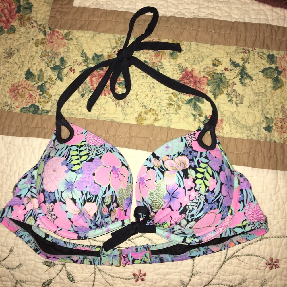 VS floral bikini top