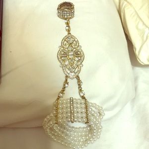 Great Gatsby inspired 1920's ring bracelet