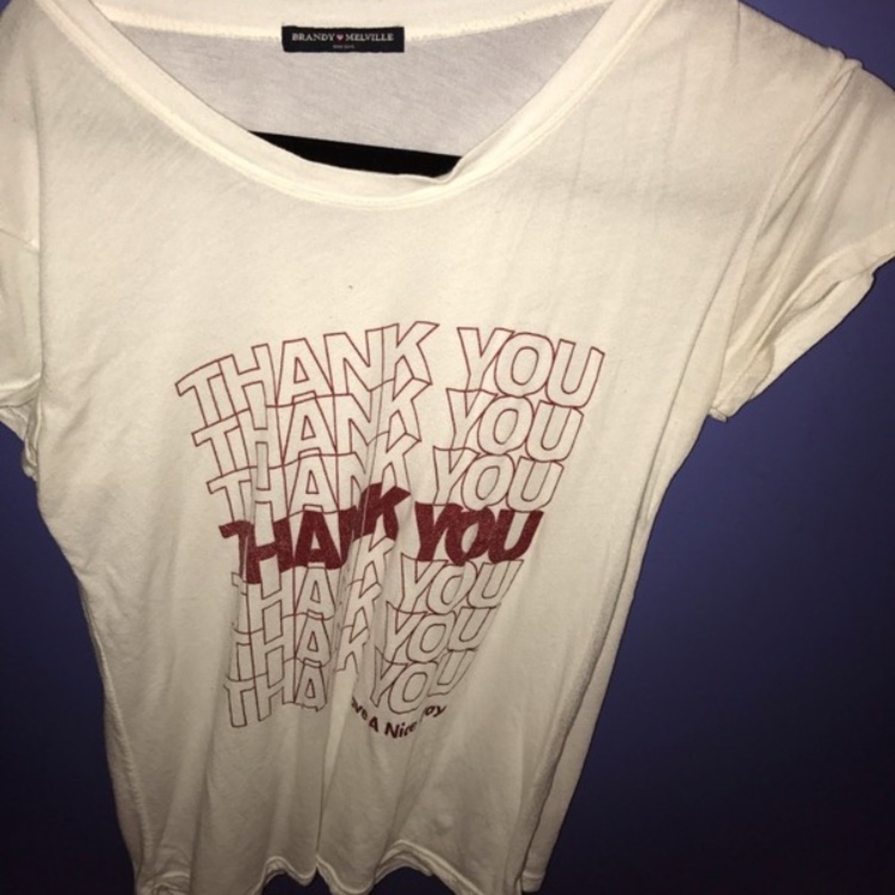 brandy thank you graphic tee