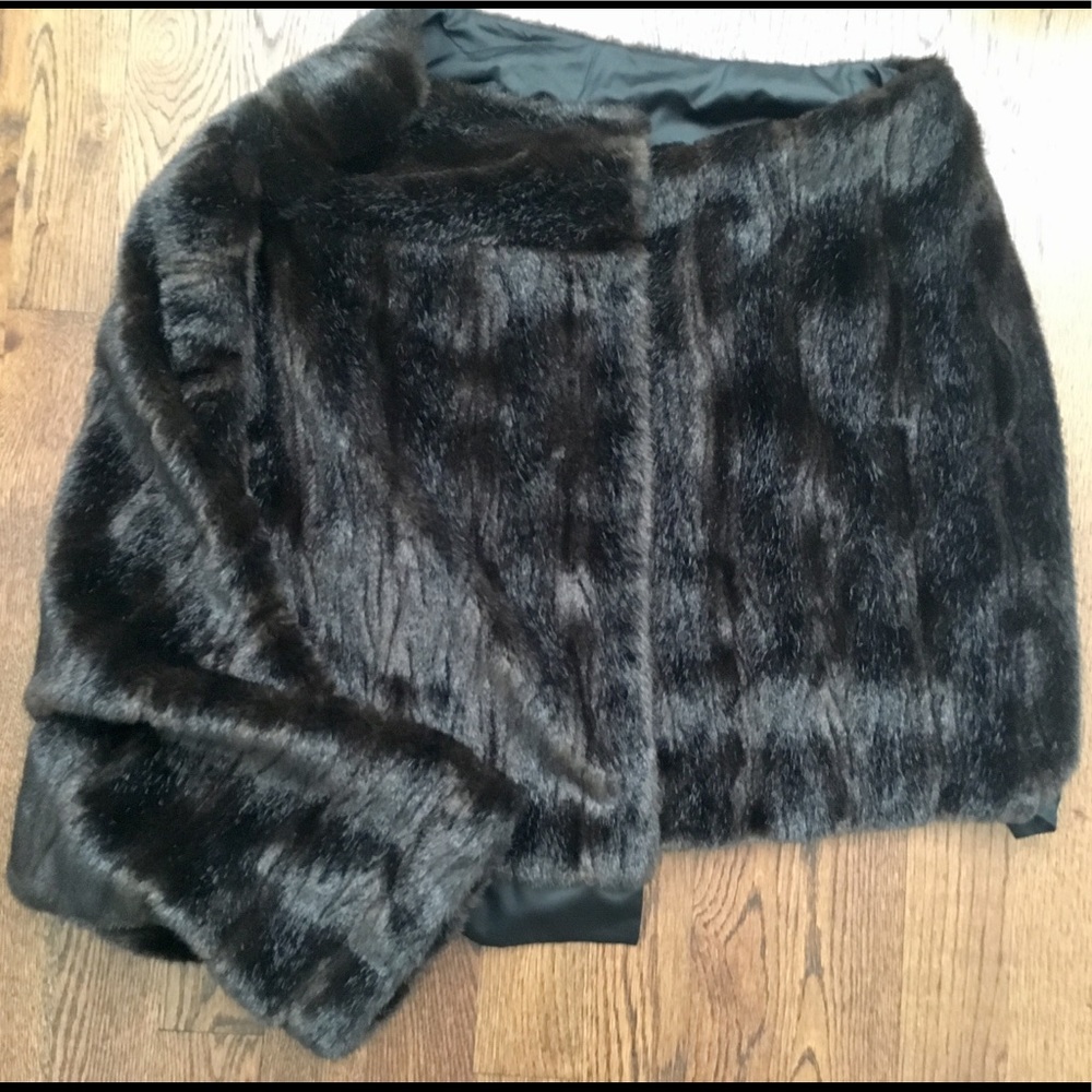 Comme des Garçons Faux Fur Coat