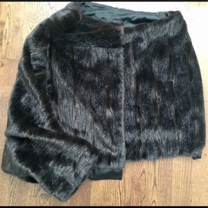 Comme des Garçons Faux Fur Coat