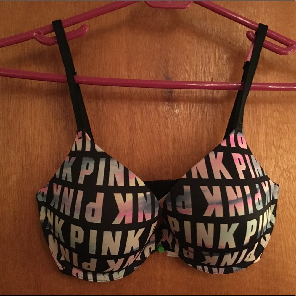 PINK push up bra (W/ TAGS, never worn)