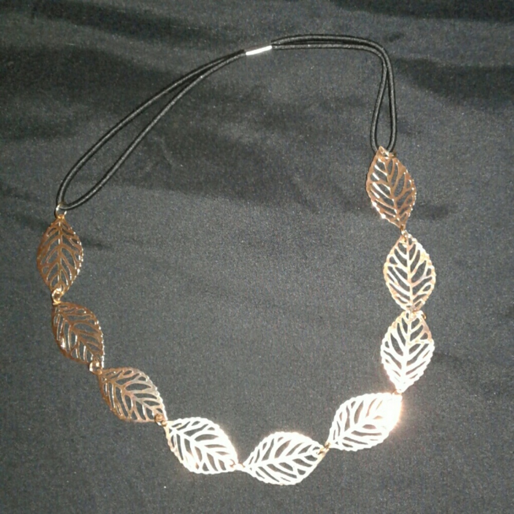 Gold Leaf Headband - No Clamp