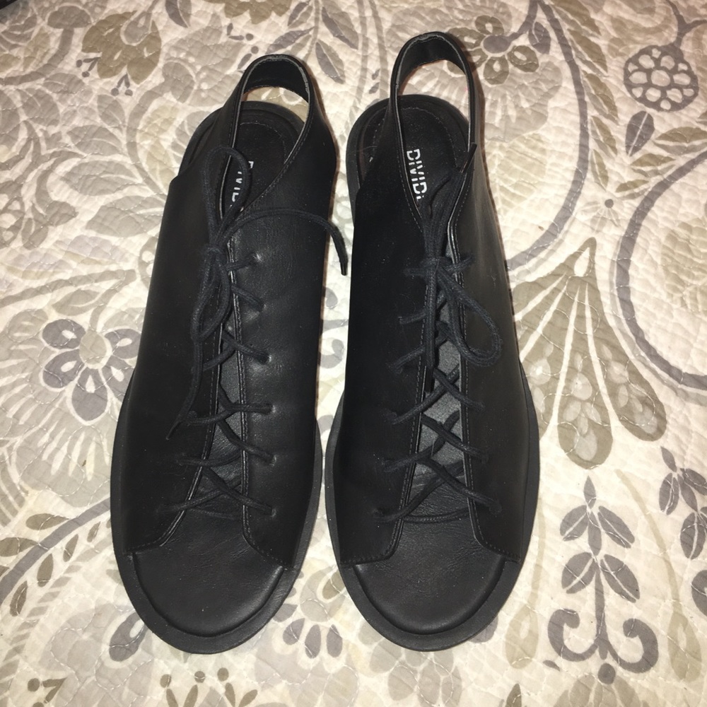 Black short heels