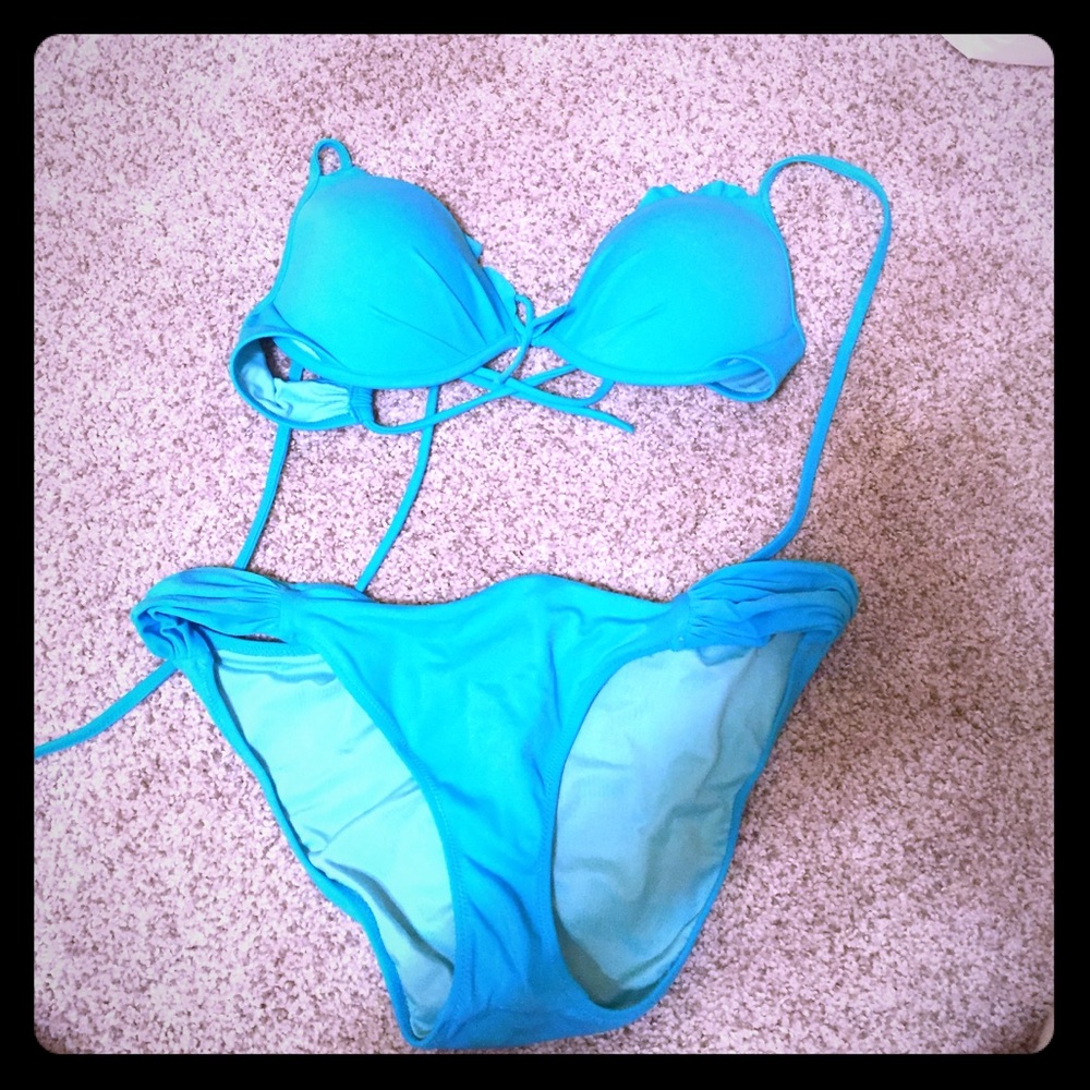 Victoria's Secret Blue Swimsuit