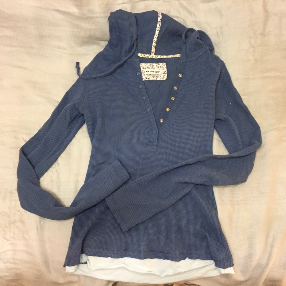 Energie Long Sleeve Hooded Top