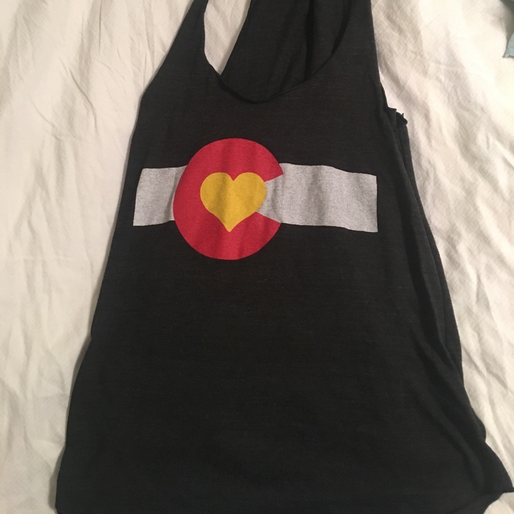Colorado Flag Racerback Tank