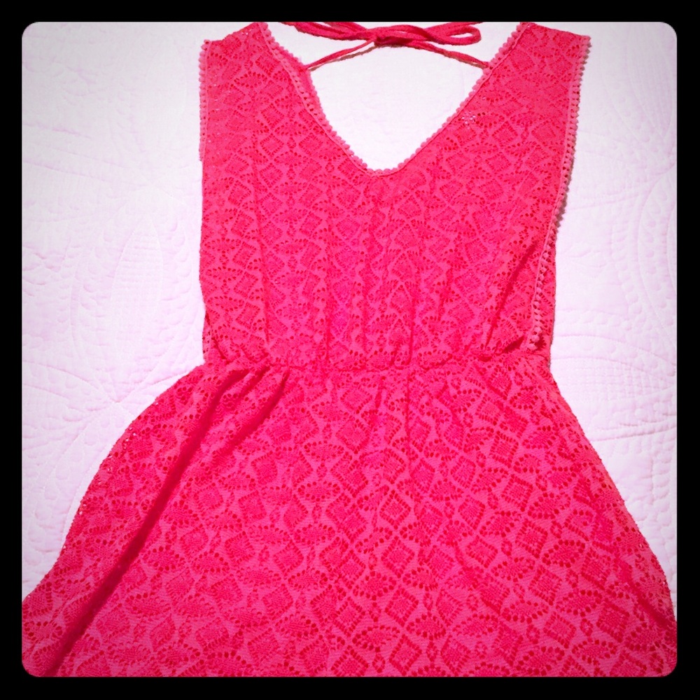 Jumpsuit shorts in gorgeous coral color