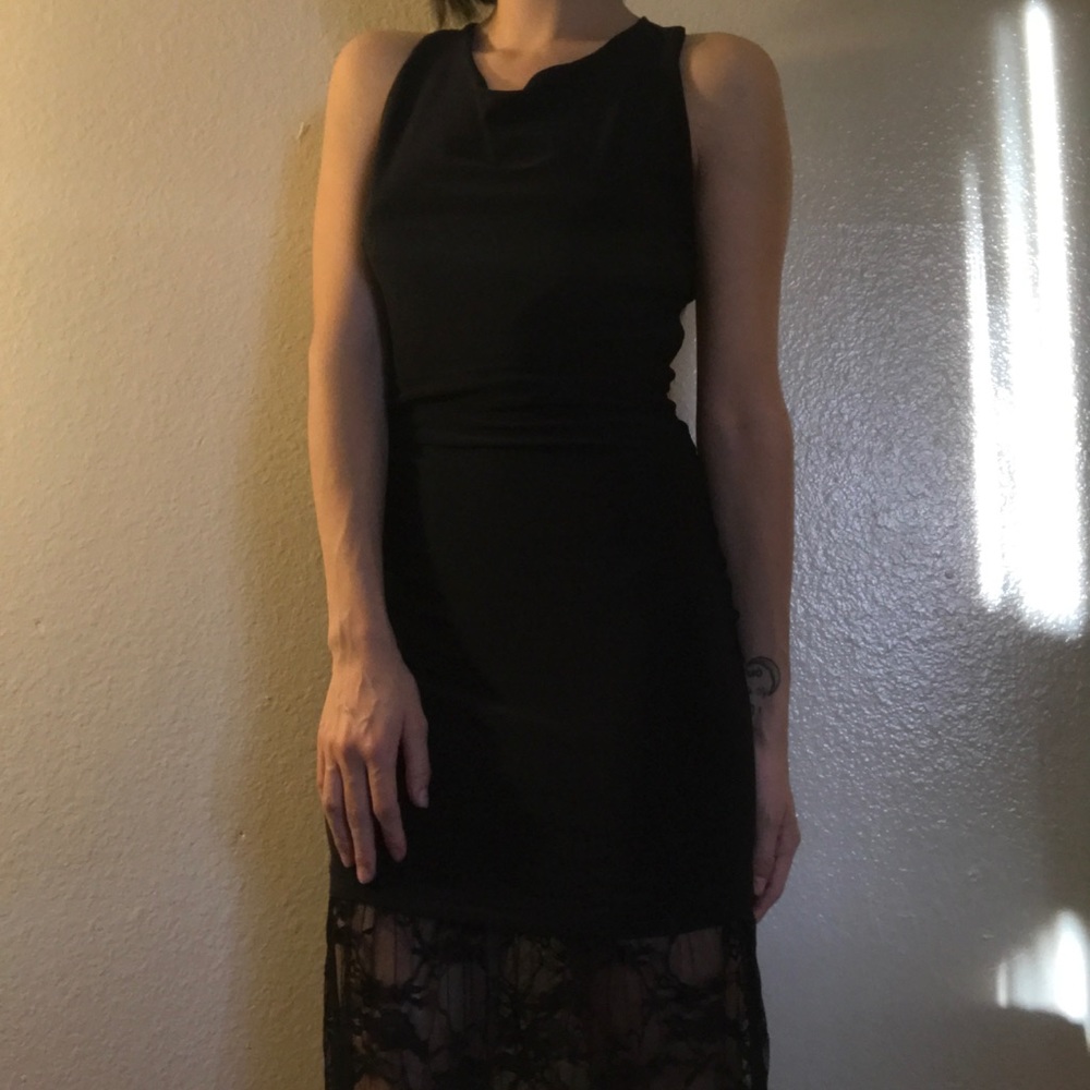 Black/Lace Gown