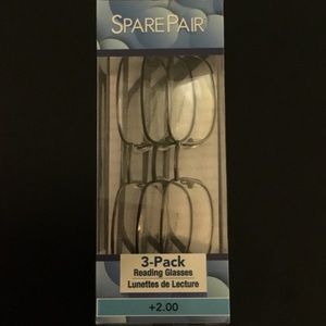 NEW ! Men's Reading Glasses 2.00 Lenses