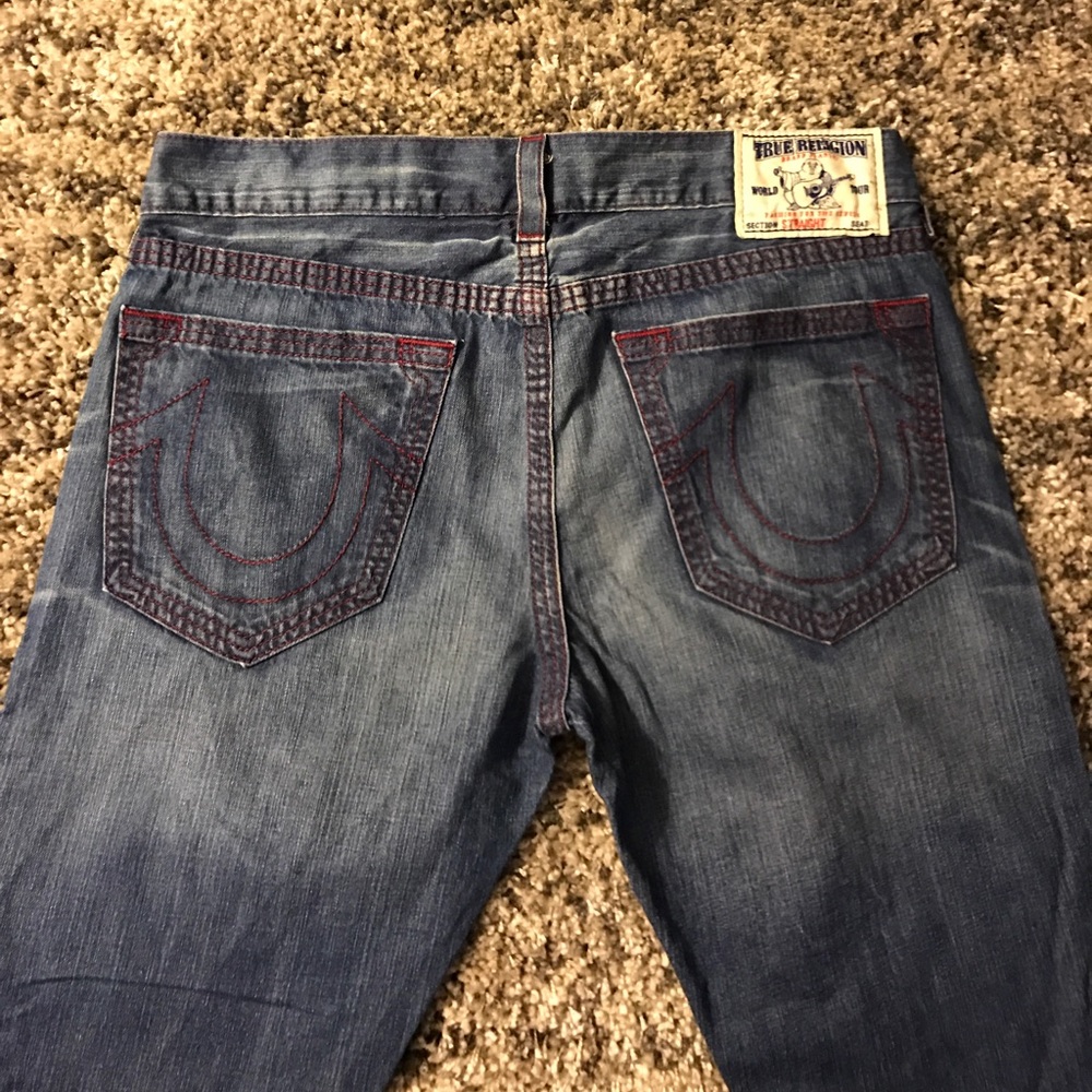 Men's True Religion Straight Leg Jeans
