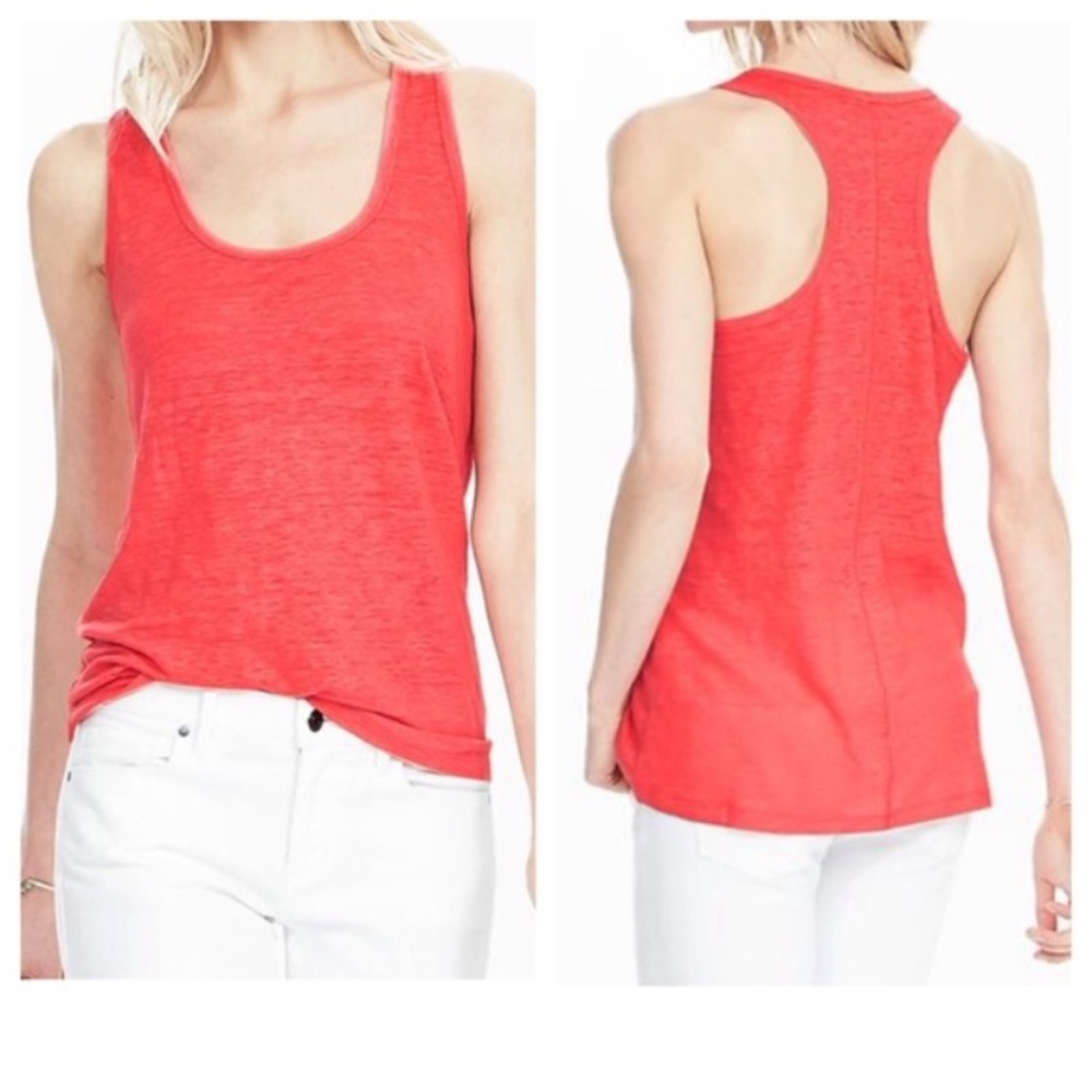 Banana Republic, Linen Racerback Tank