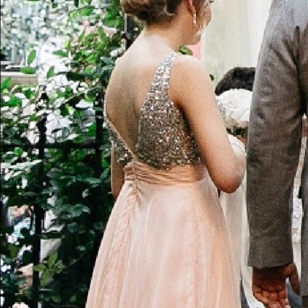 Beautiful beaded homecoming gown!