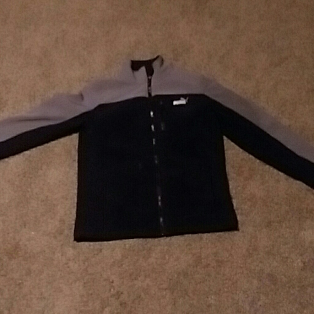 Black and gray puma jacket