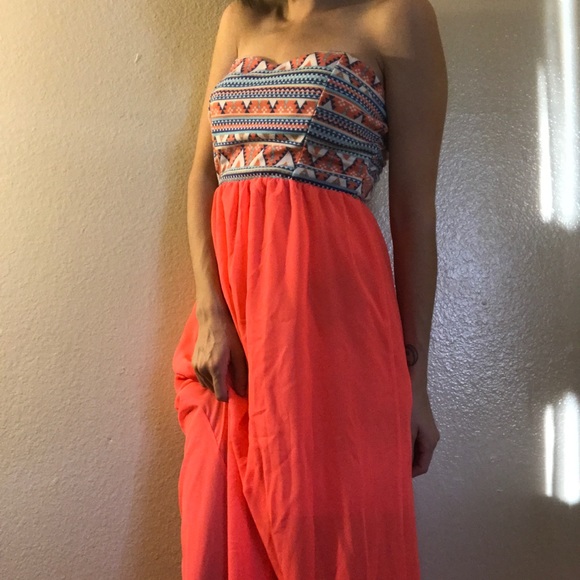 Colorful Maxi Dress - Picture 1 of 2