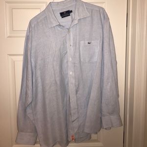 Men's linen vineyard Vines button down