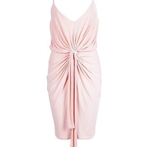 Slinky Knot Detail Bodycon Dress