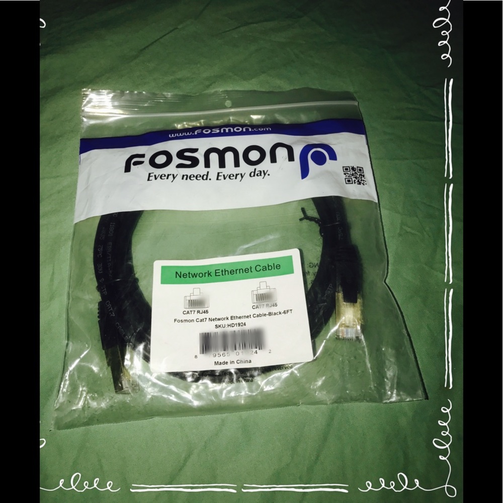 Gold Tipped 6' Ethernet Cable