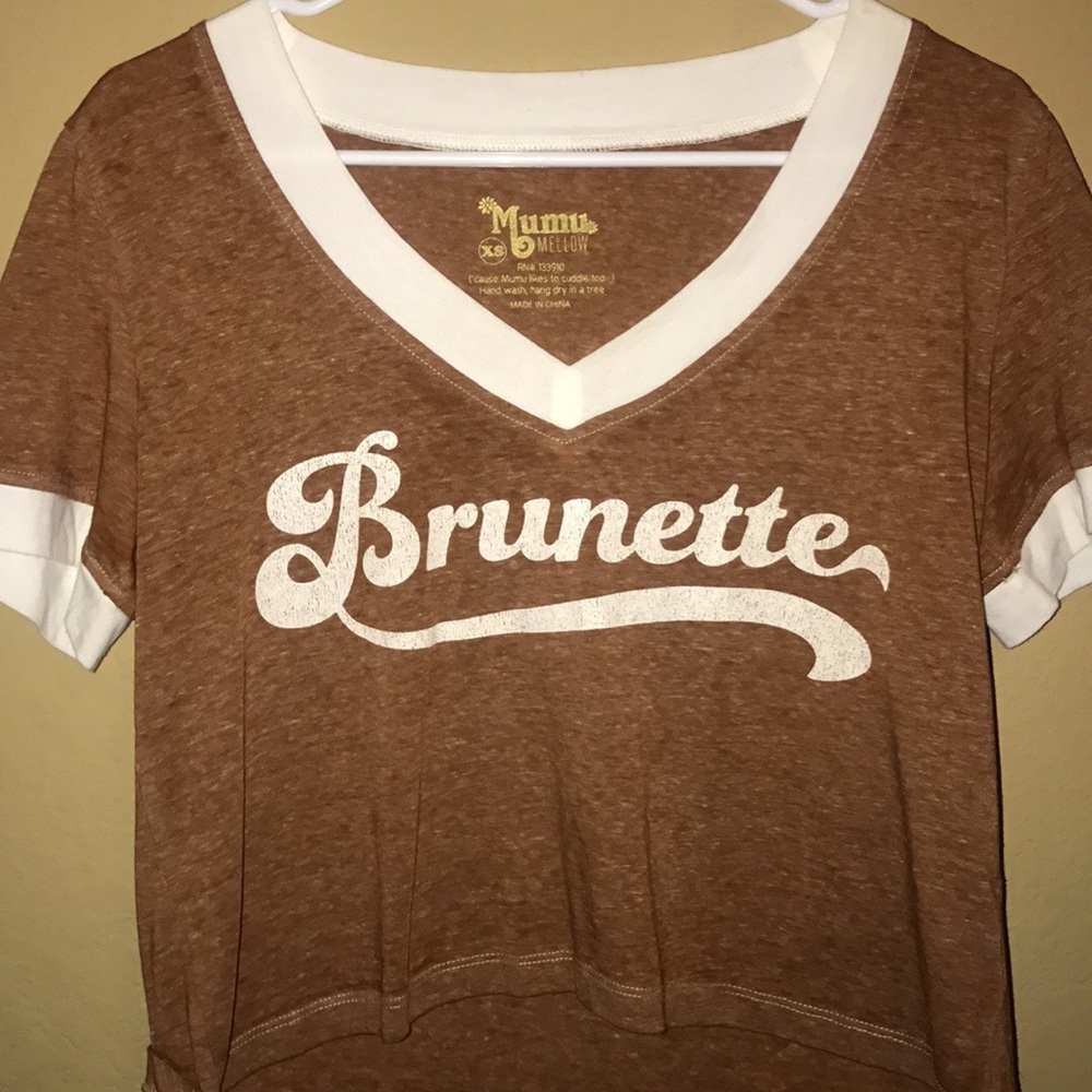 Show me your mumu brunette top