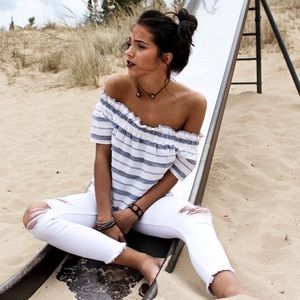 Off the shoulder juicy couture top