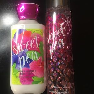 Sweet Pea Body Spray and Lotion