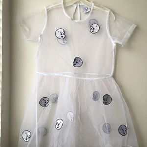 Lazy Oaf transparent Casper dress
