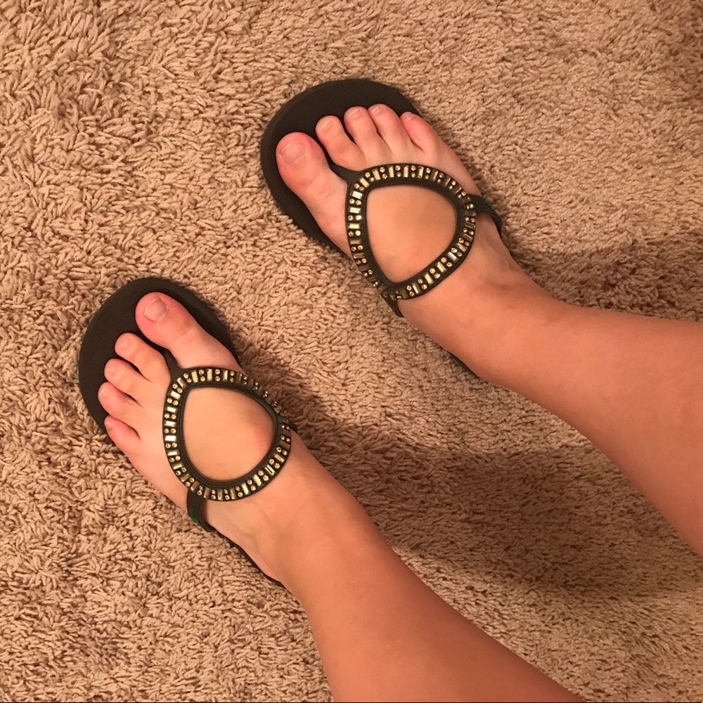 Sanuk flip-flops