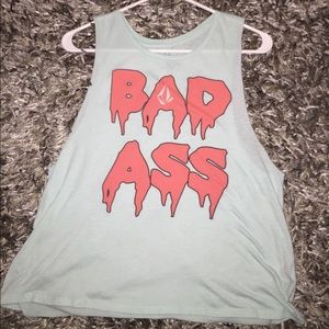 "BAD ASS" muscle tee