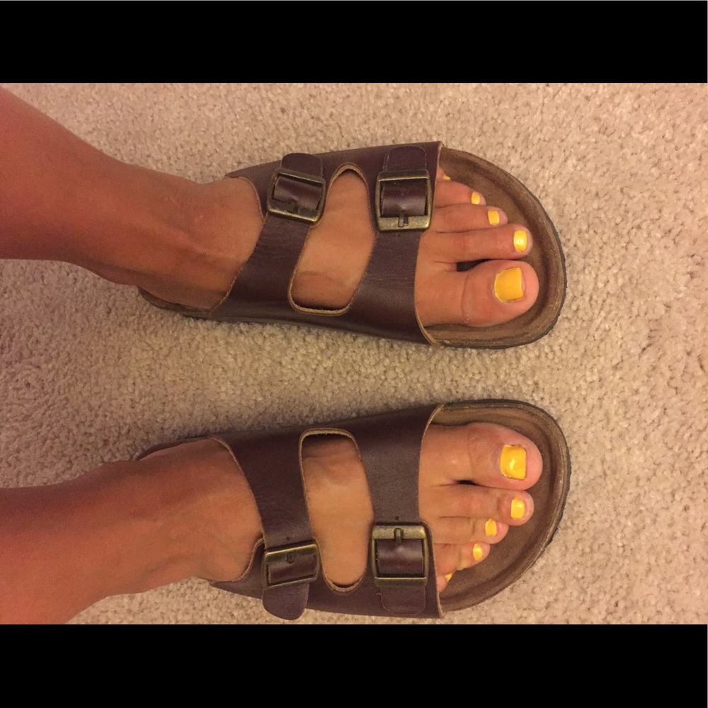 Leather Chocolate Sandals