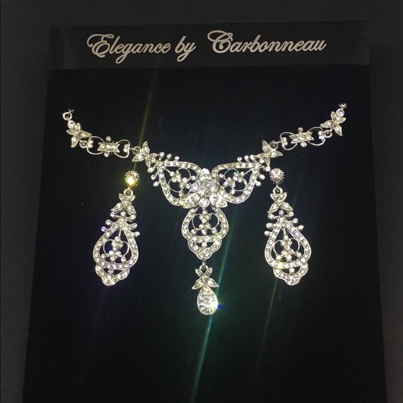 Elegance by Carbonneau earring and necklace set - Picture 4 of 5